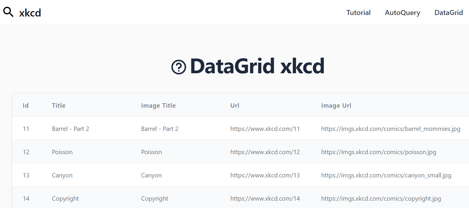 data-grid component